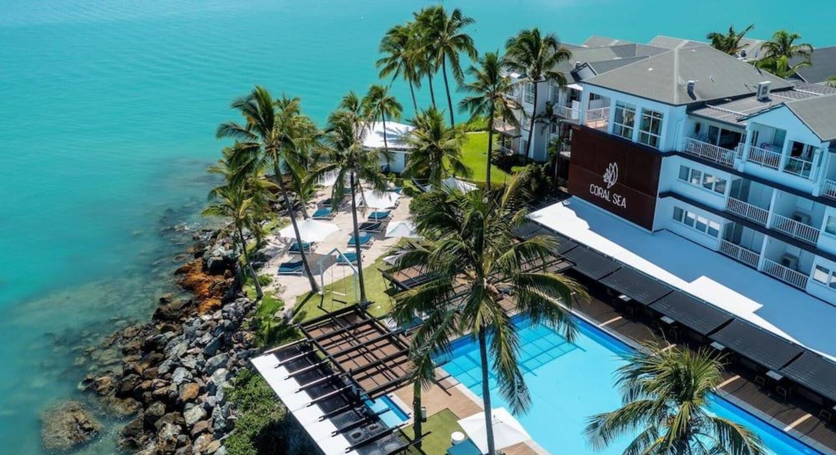 Resort Pool - Aerial View