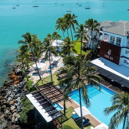 Resort Pool - Aerial View