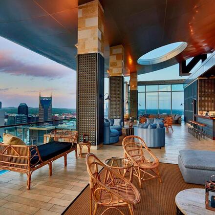 The Best Hotels with Rooftop Bars in Nashville