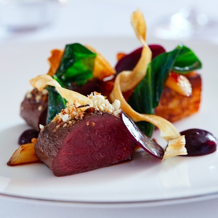 Saddle of venison