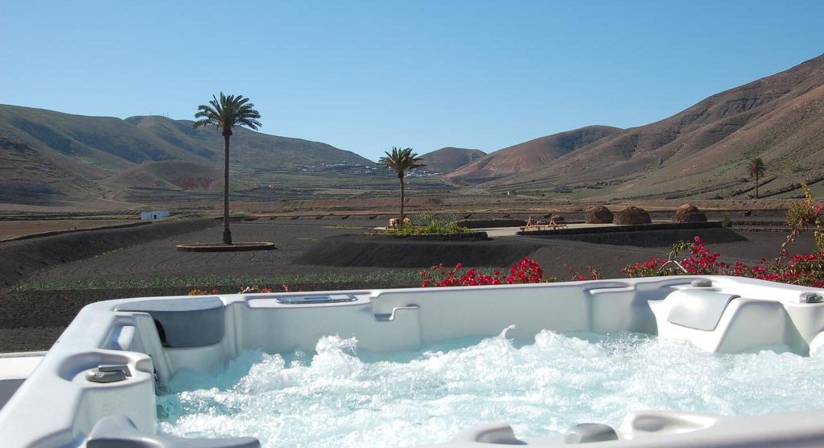 Hot tub with a view