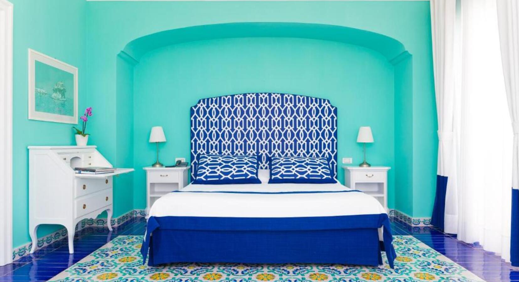 Blue bedroom