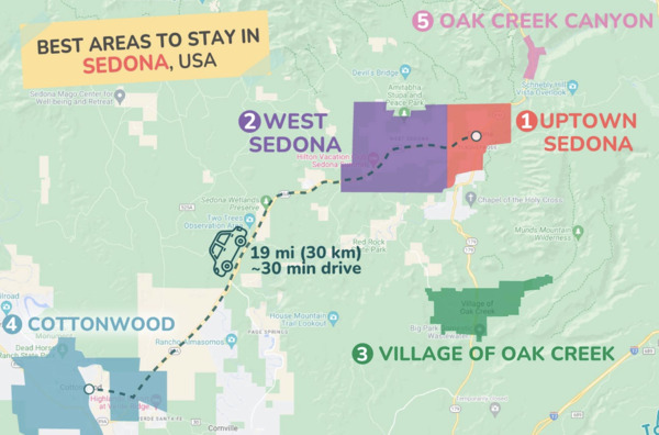 Neighbourhoods of Sedona