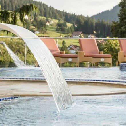 Outdoor seawater pool