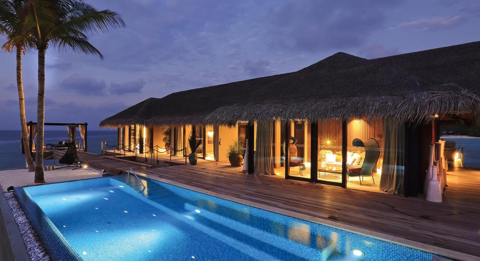 Beach villa with private pool