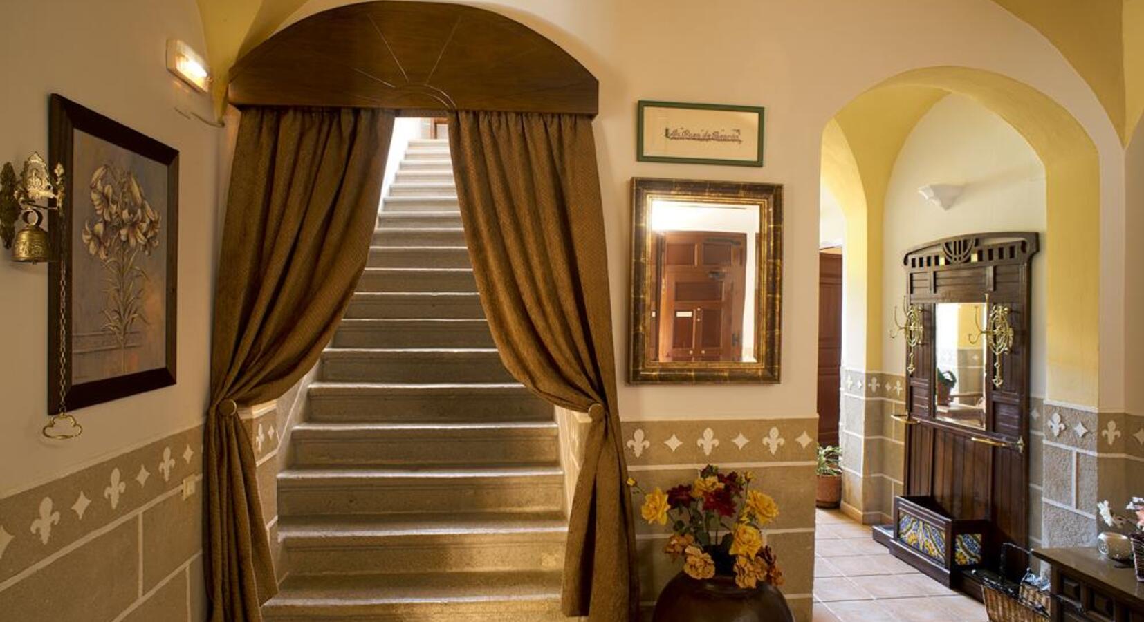 Marble staircase to bedrooms