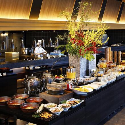 Hotel breakfast buffet