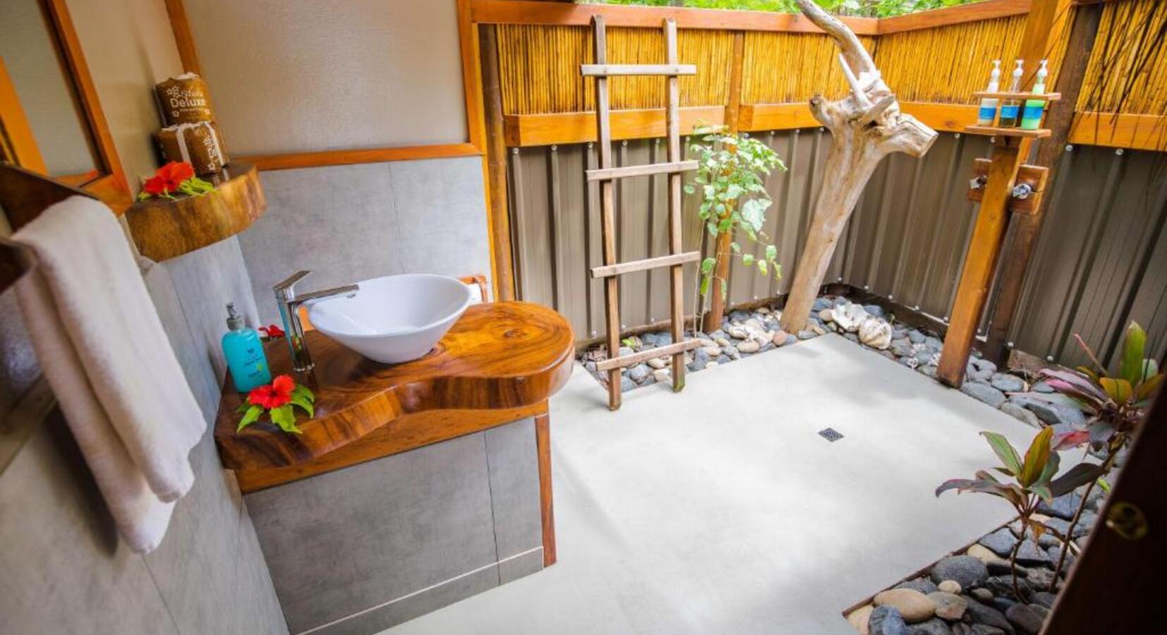 Bathroom with Outdoor Shower