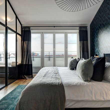 Penthouse bedroom