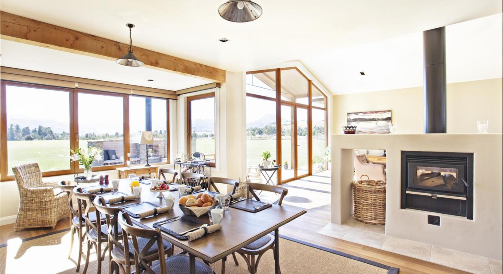 Breakfast dining area