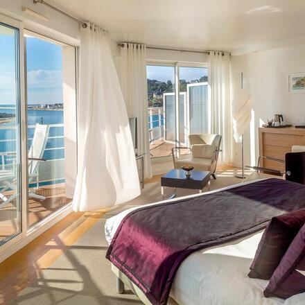 Double room with terrace and seaview