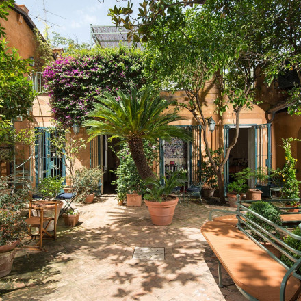 Courtyard garden