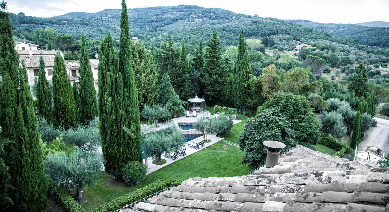 Pool and garden