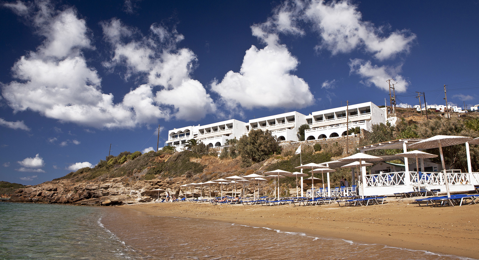 Hotel and beach