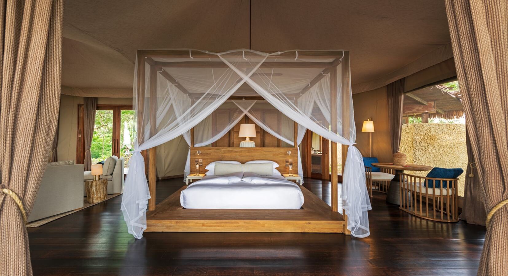 Tented Beach Villa - Bedroom