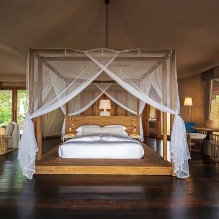 Tented Beach Villa - Bedroom