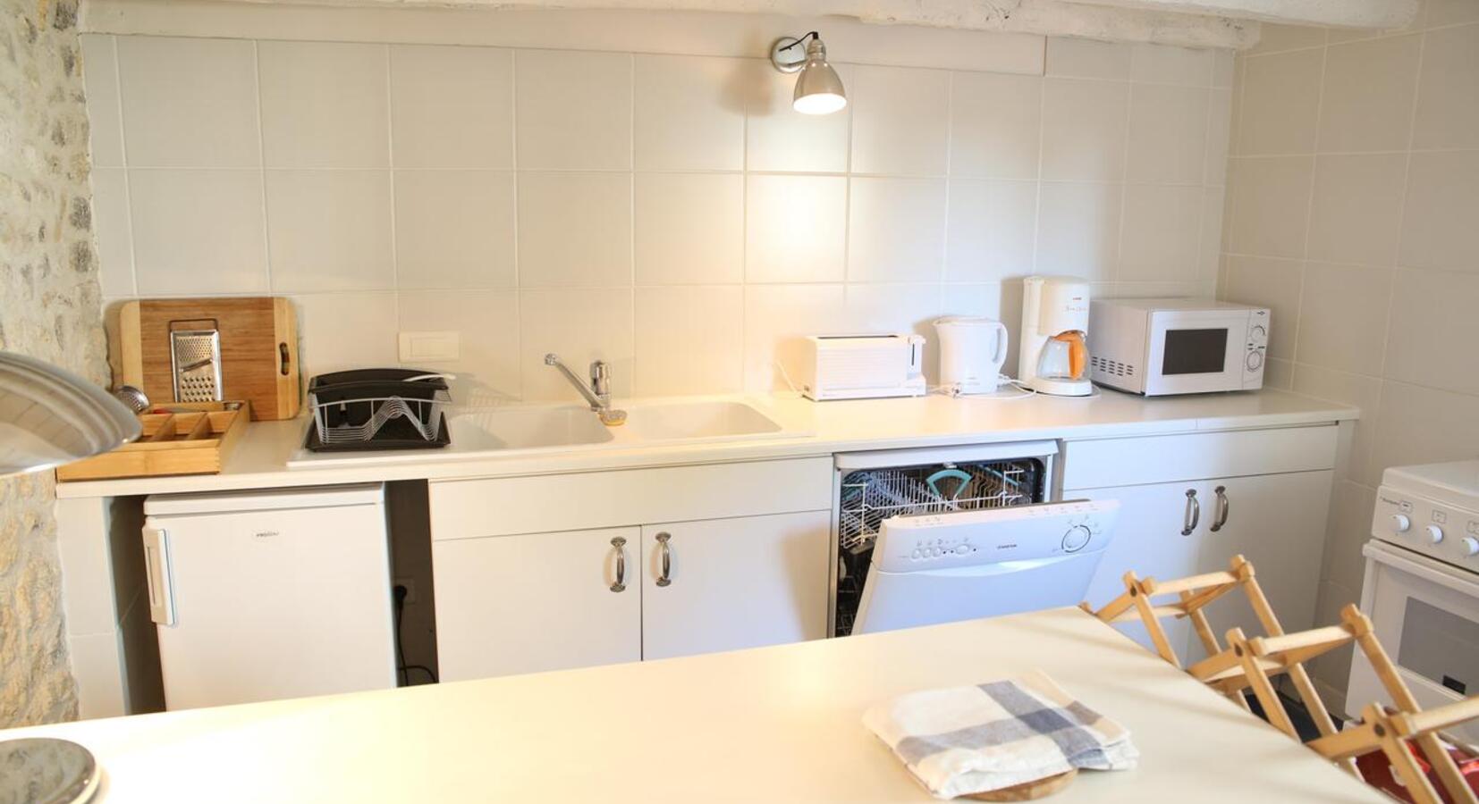 Private cottage - kitchen area