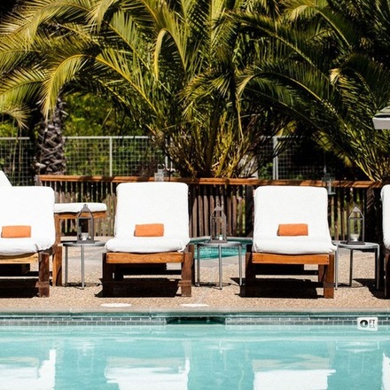 Poolside loungers