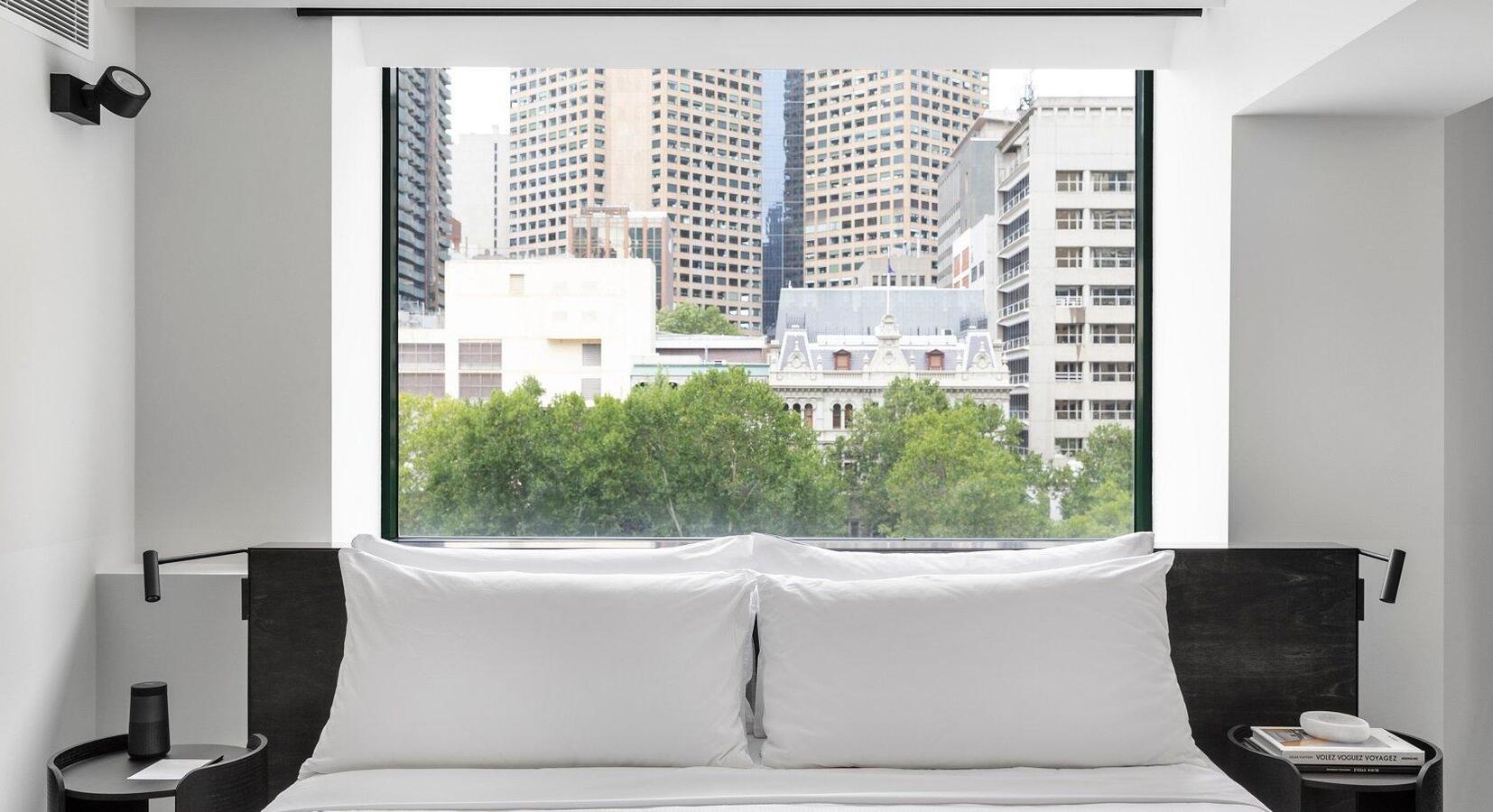 Double Bed with City View