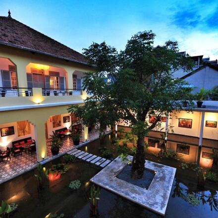 Hotel Exterior at Night