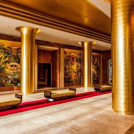 Gilded Interior Design and Art Installations