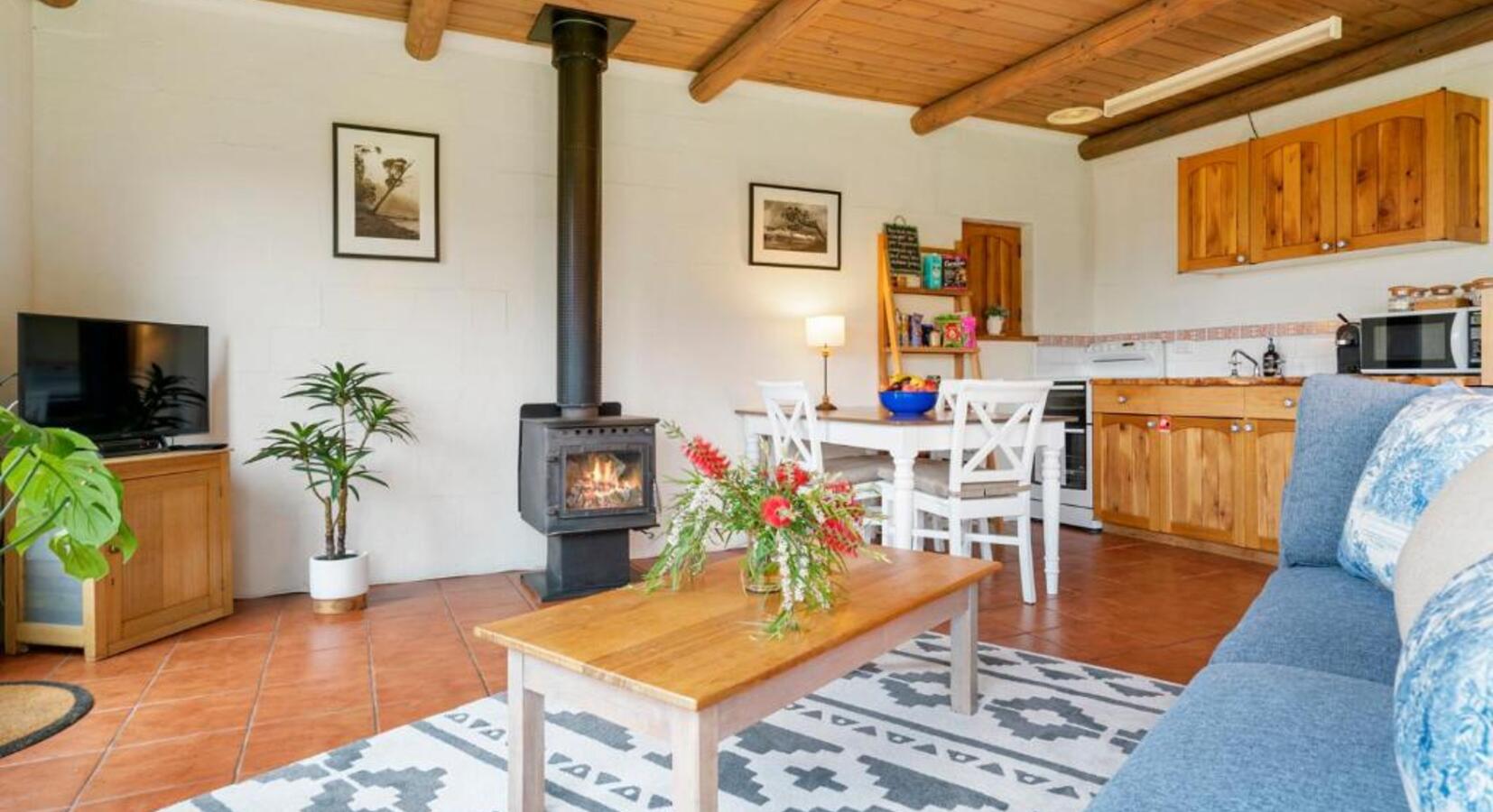 Sitting Room with Fireplace