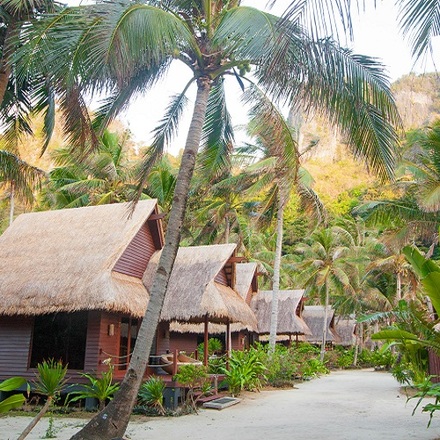 Beach view villa