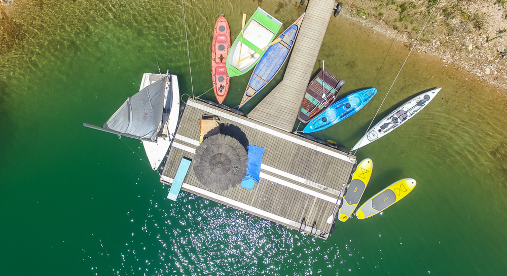 Canoes and SUPs included in your stay