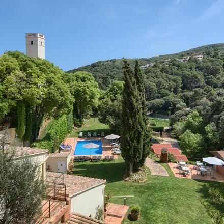 Garden and pool