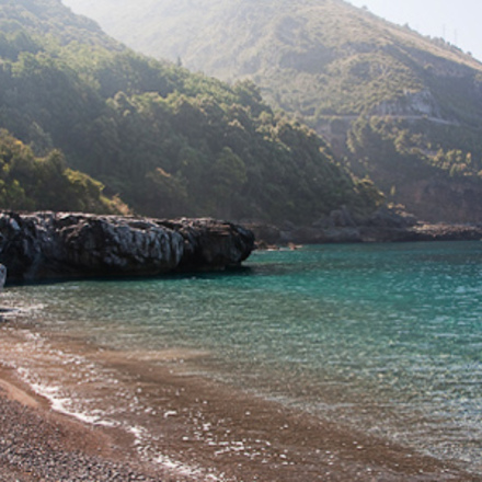 Pebbled beaches