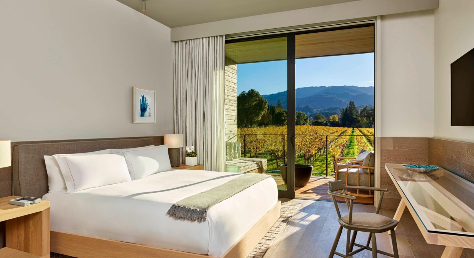 Deluxe King Vineyard View Room