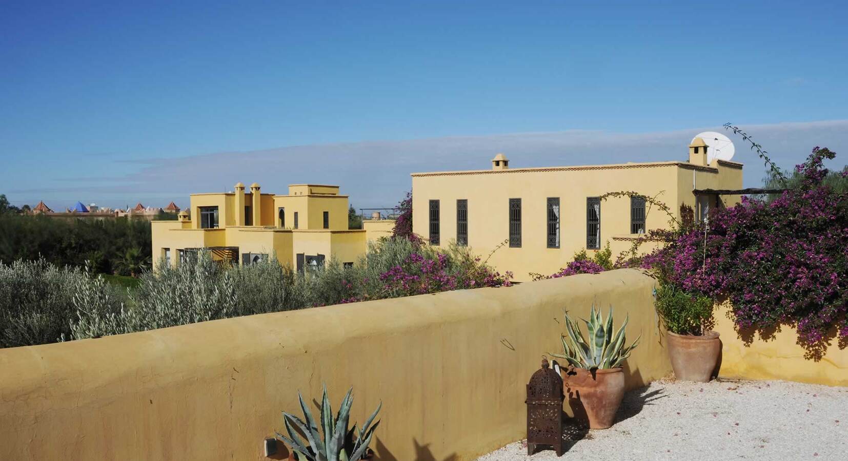 Roof terrace for Villa Taos