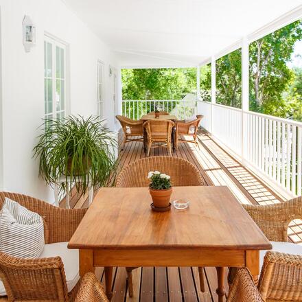 Private balcony