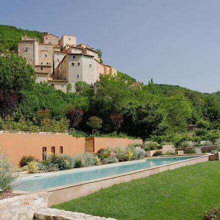 Exterior and pool