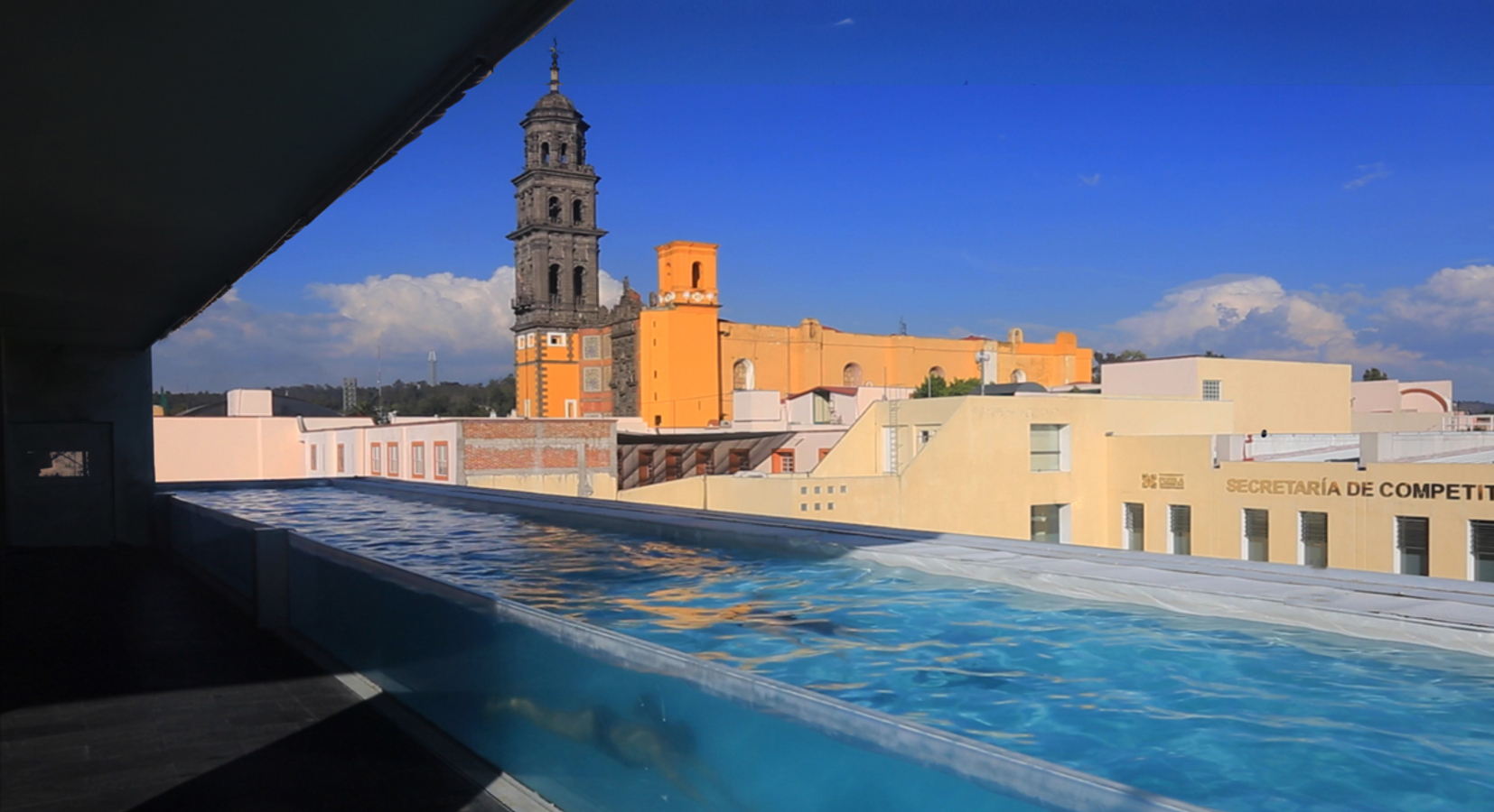 Rooftop pool