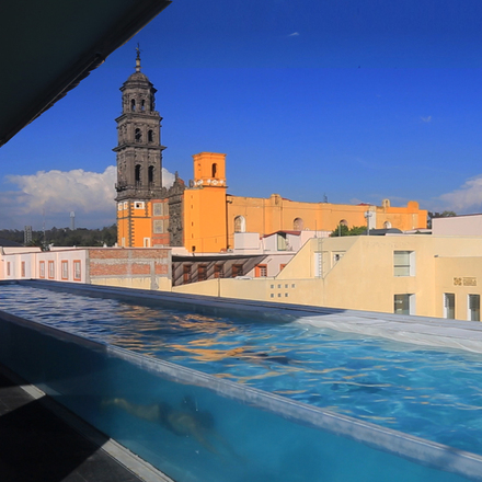 Rooftop pool