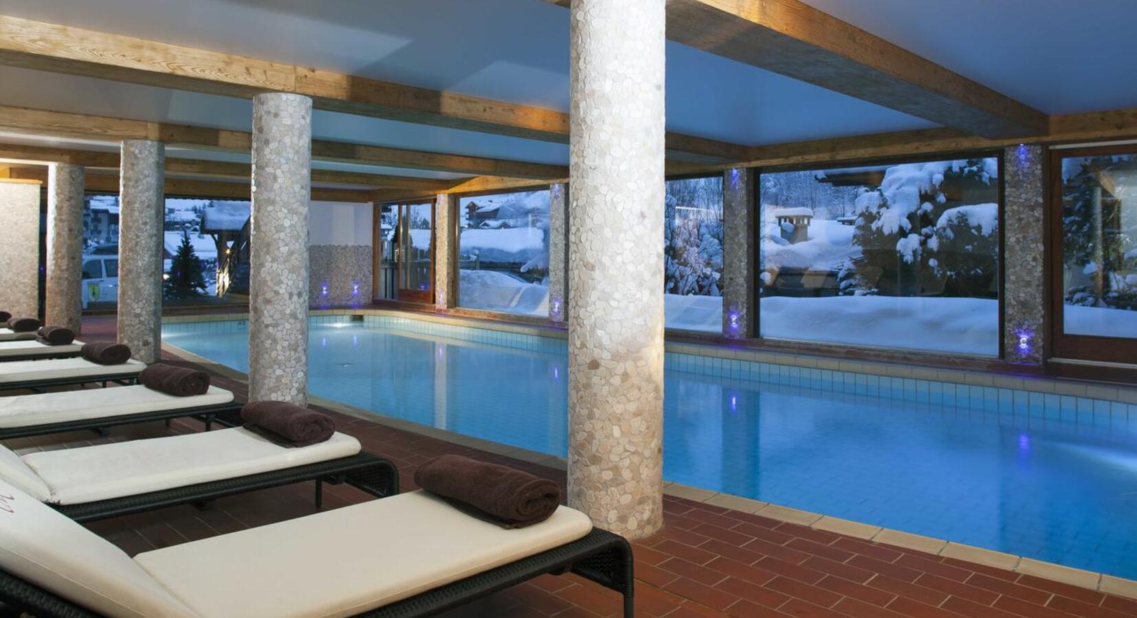 Indoor pool and spa facilities