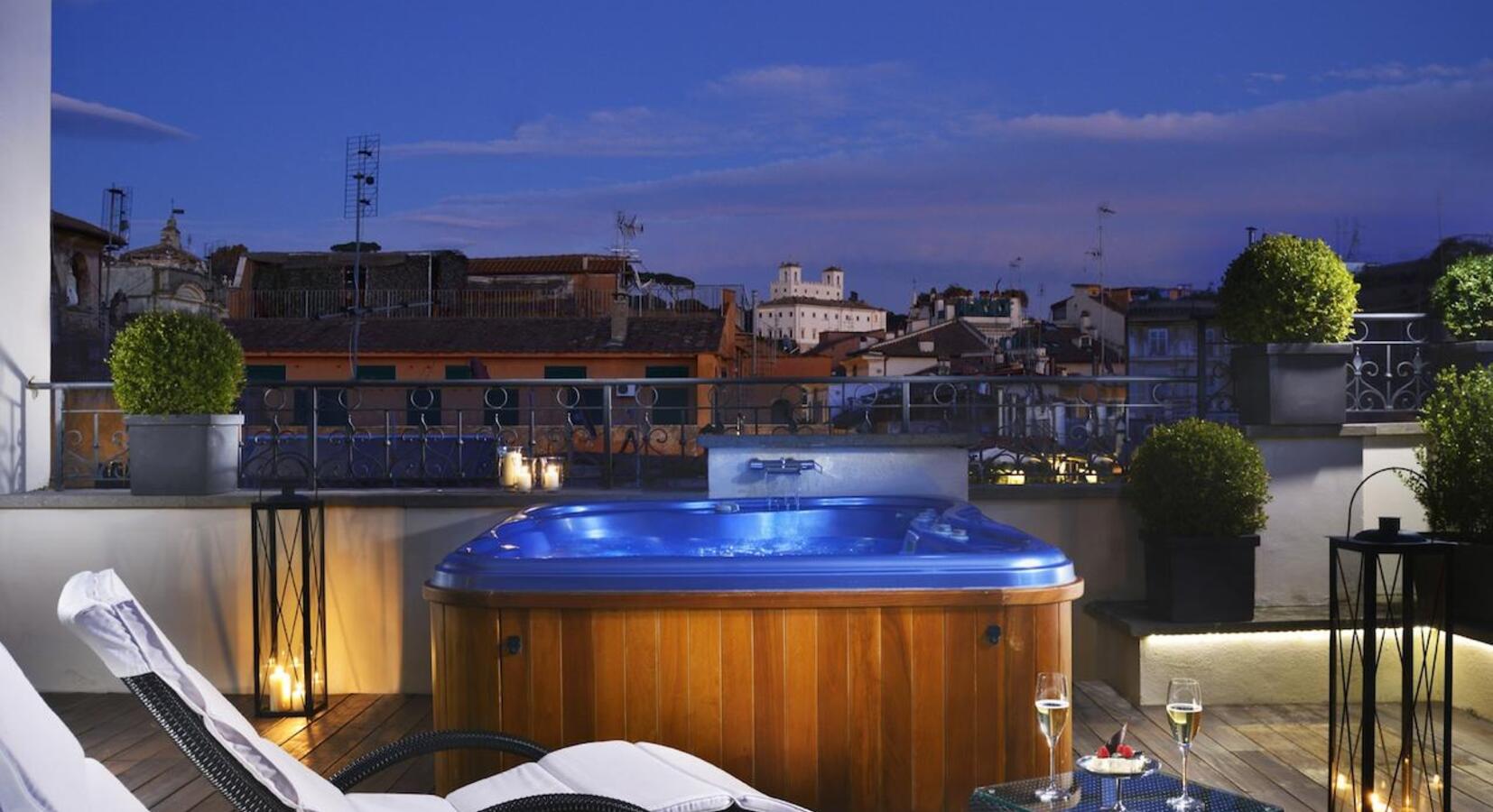 Terrace jacuzzi