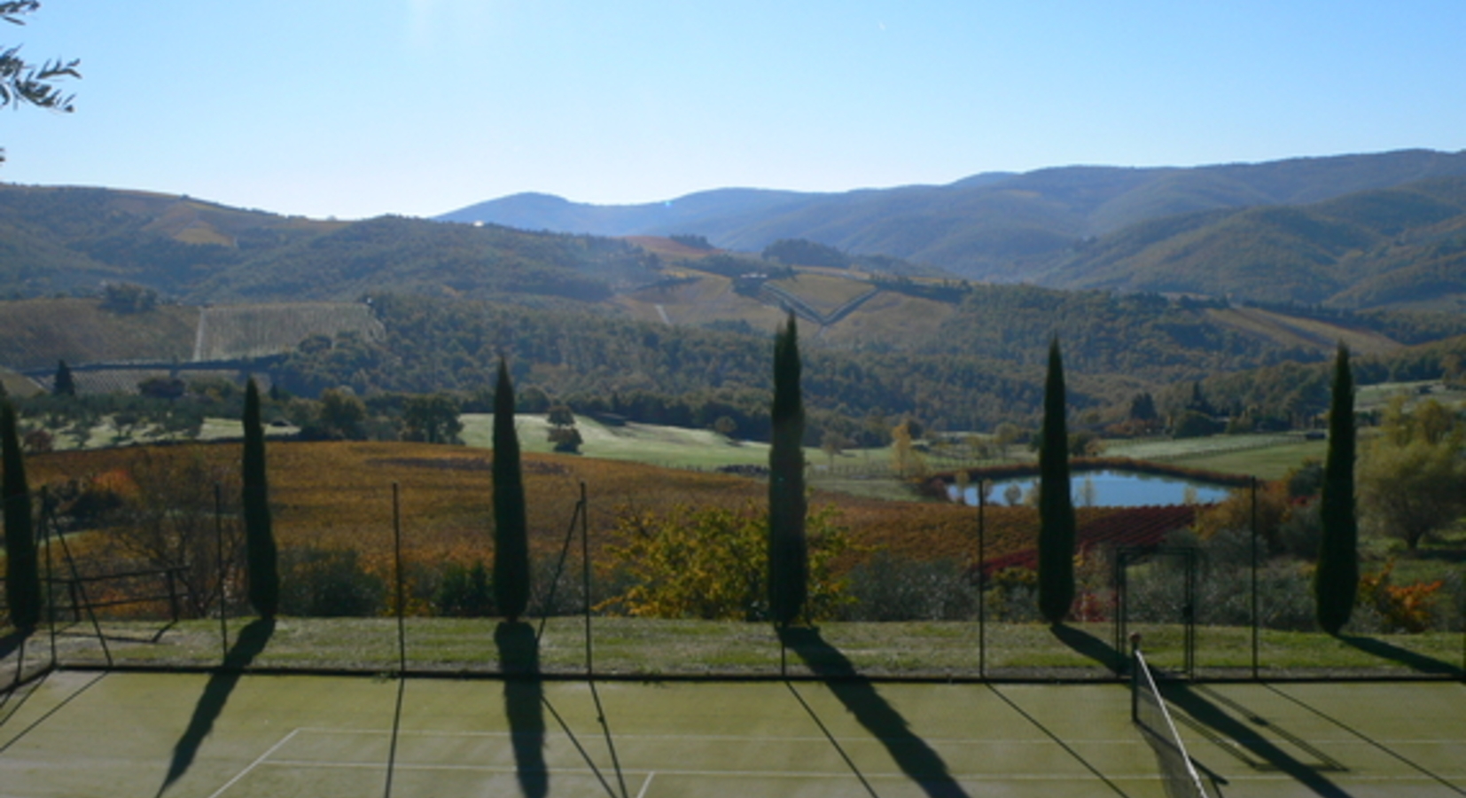 View from our Tennis Court