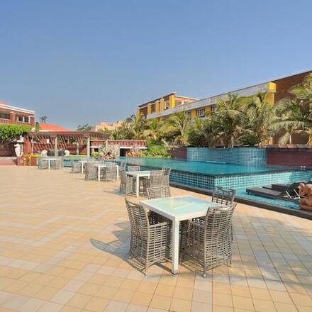 Outdoor pool and terrace