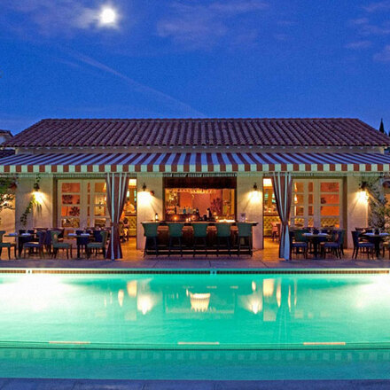 Pool and outdoor dining