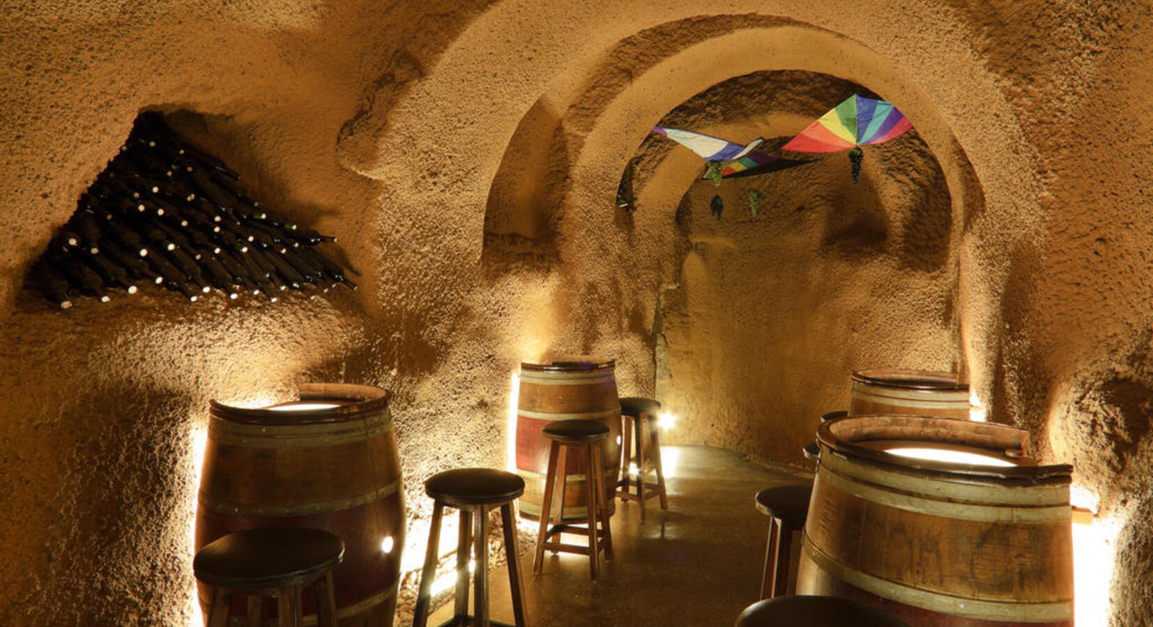 Wine tasting cellar