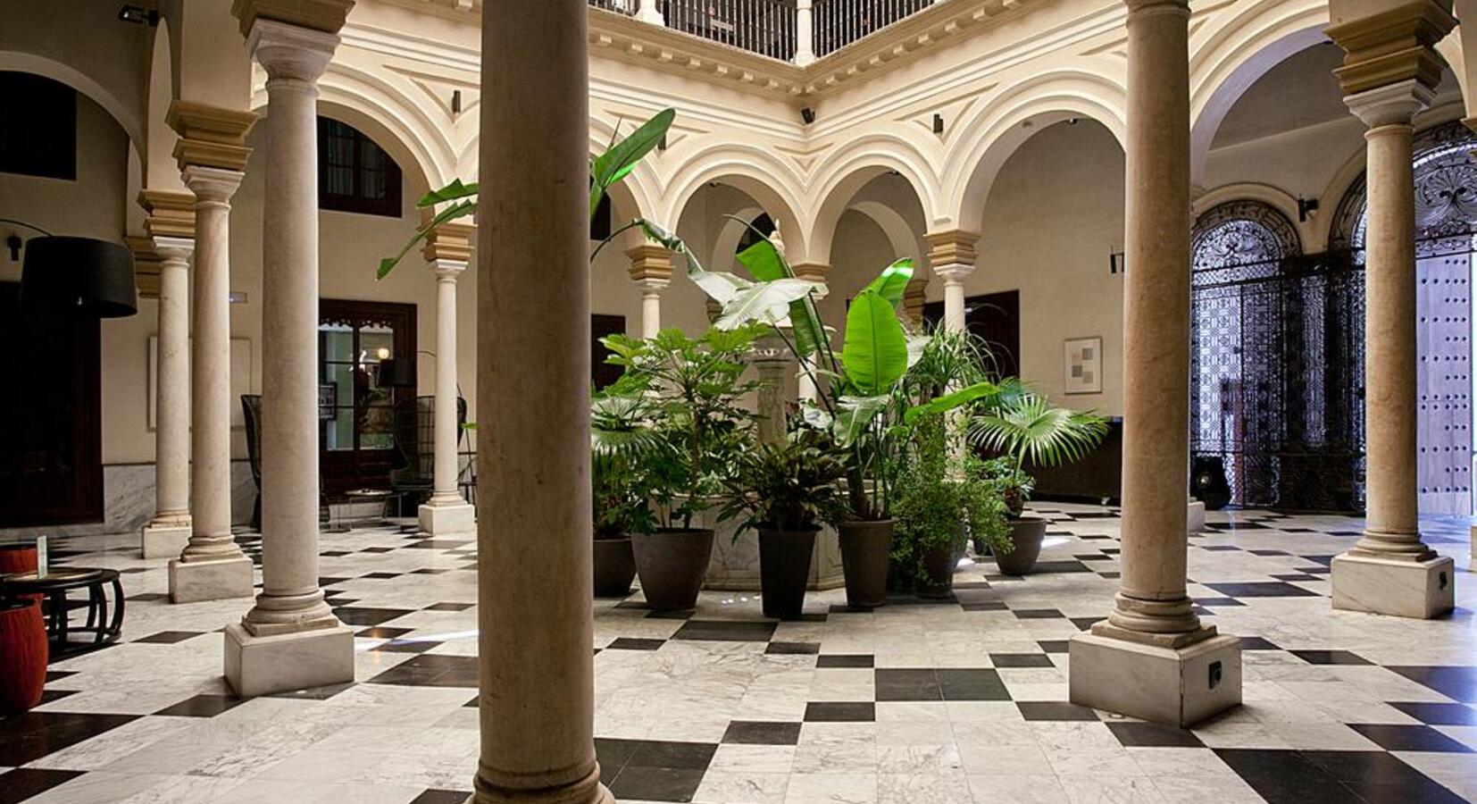 Interior courtyard