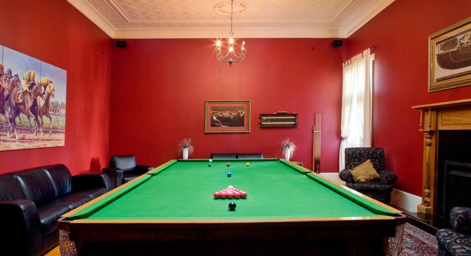 Billiards room