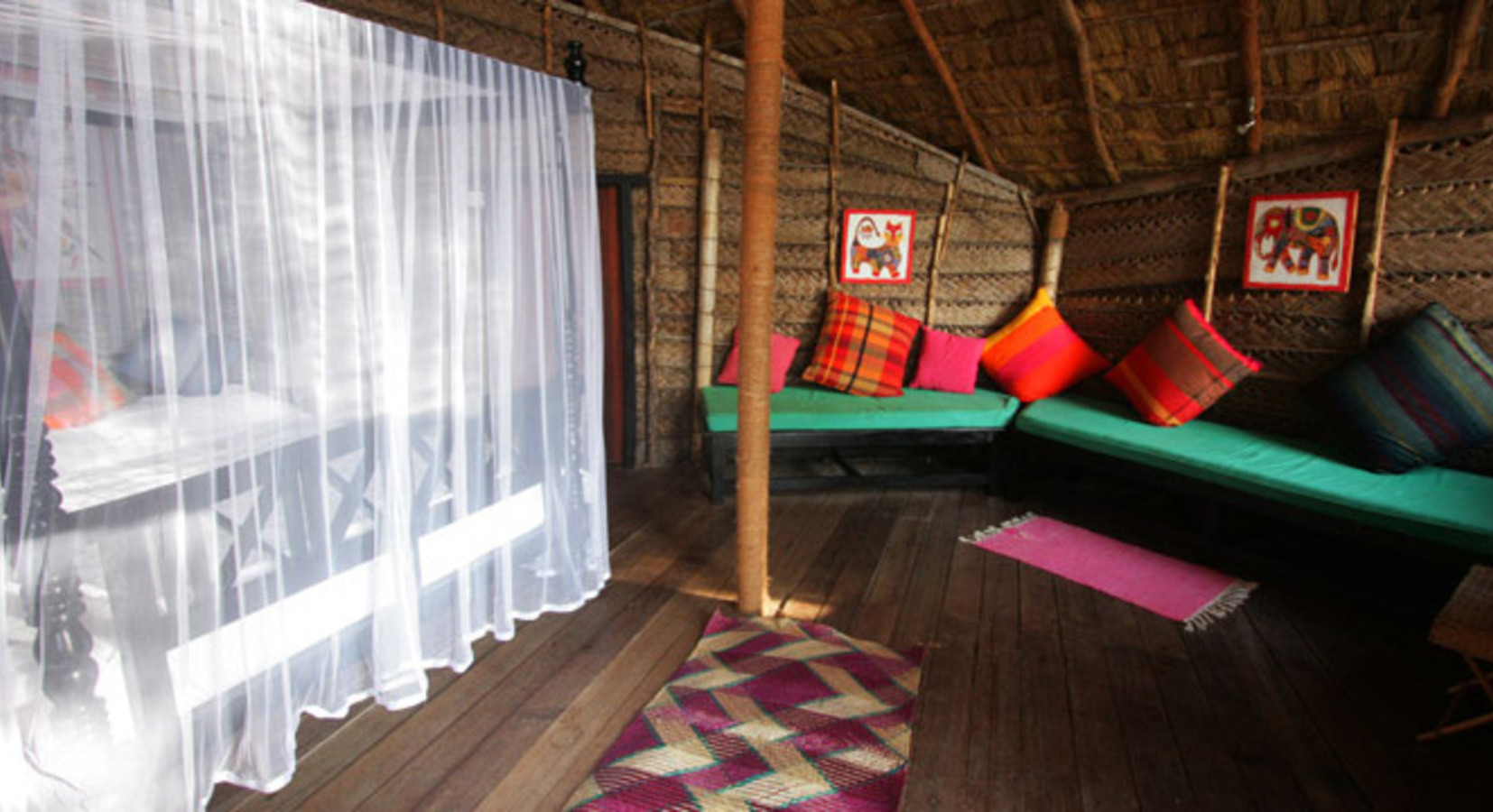 Sunflower Beach Cabana Interior