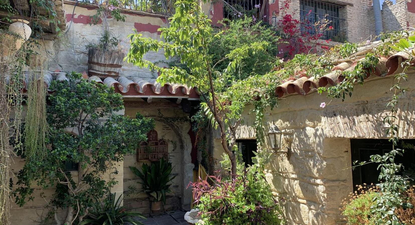 Hotel patio