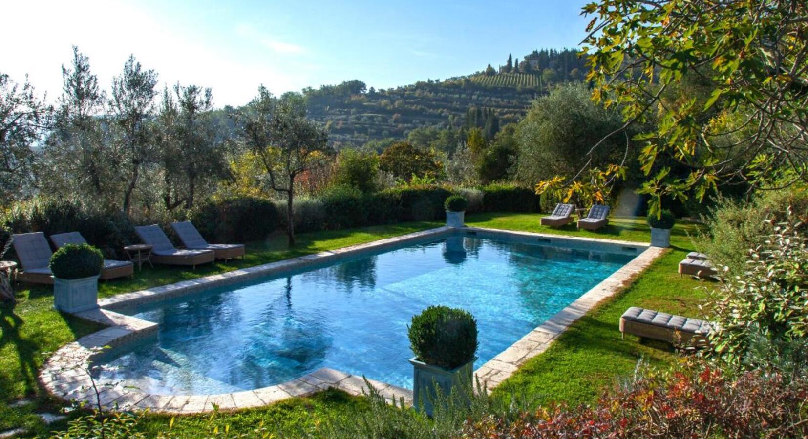 Garden and pool