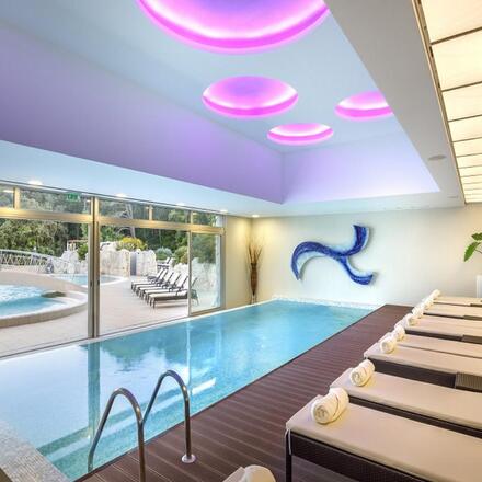 Hotel spa indoor pool