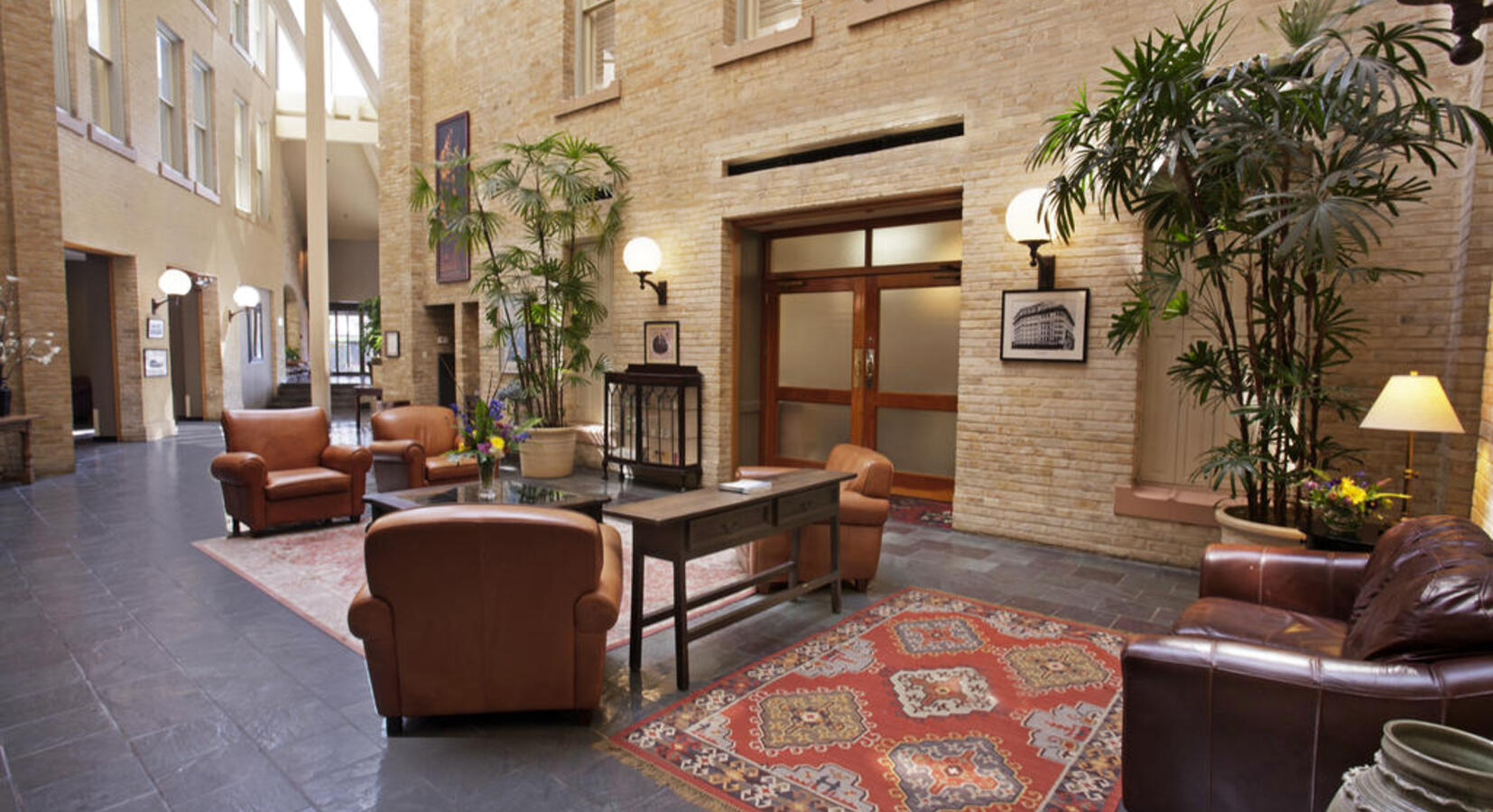 Large Open Lobby and Public Spaces, Tastefully and Traditionally Furnished