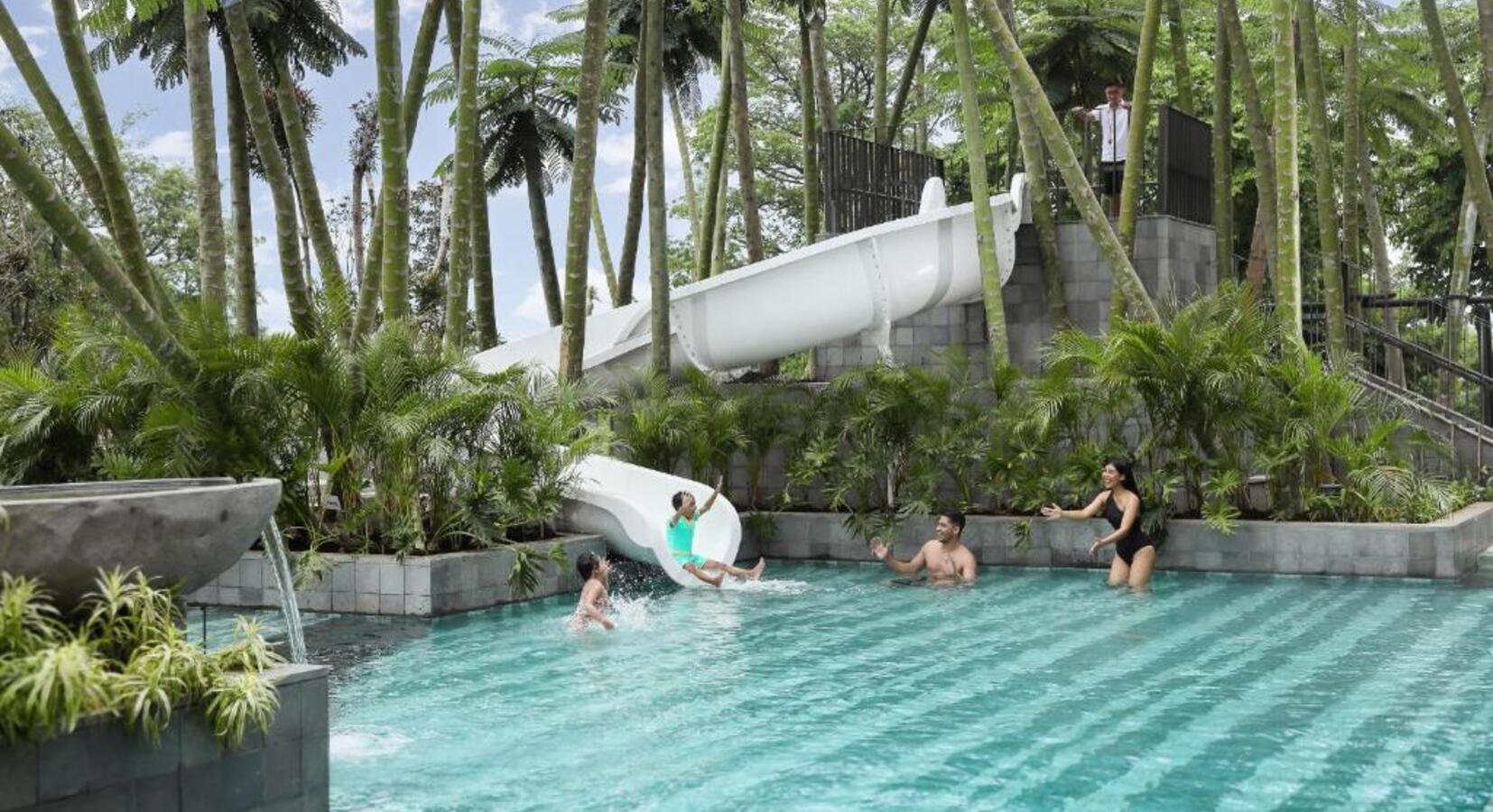 Pool with Slide